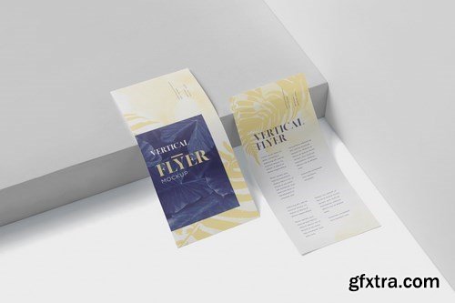 DL Vertical Flyer Mockup Set