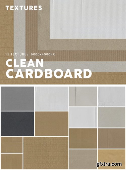 15 Clean Cardboard Textures 1958636