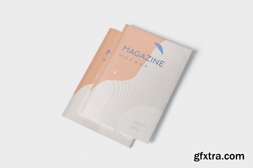 Brochure - Magazine Mockup Set - 7x10 Inch