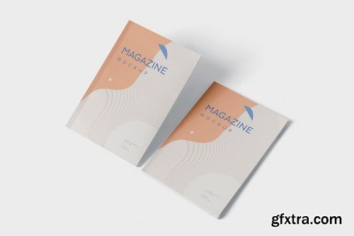 Brochure - Magazine Mockup Set - 7x10 Inch