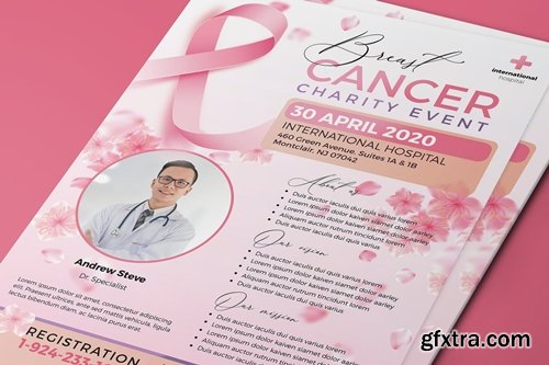 Breast Cancer Charity Flyer