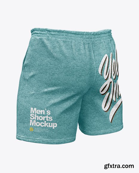 Melange Men’s Shorts Mockup 50687