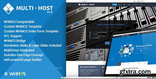 ThemeForest - Multi Host v1.9 - WHMCS Hosting - 11571734