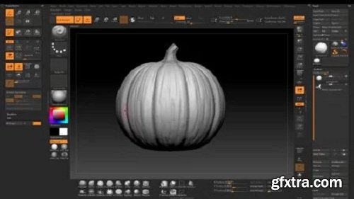 Sculpt And Paint Your Very Own 3D Printable Halloween Pumpkin Design In Zbrush