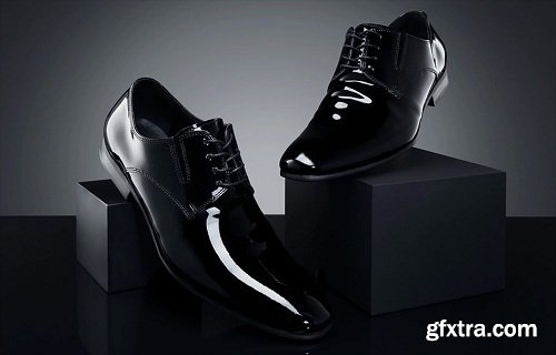 Photigy - Glossy Black Leather Shoes