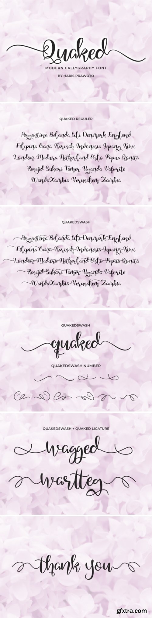 Quaked Font