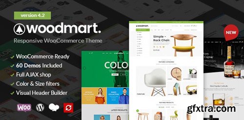 ThemeForest - WoodMart v4.2.0 - Responsive WooCommerce WordPress Theme - 20264492 - NULLED