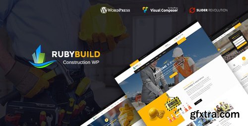 ThemeForest - RubyBuild v1.6 - Building & Construction WordPress Theme - 20766884