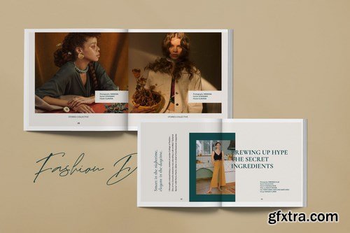 Versailles Brochure Square Fashion Design