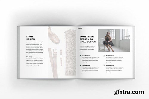 Hemnes Lookbook Square Brochure Template