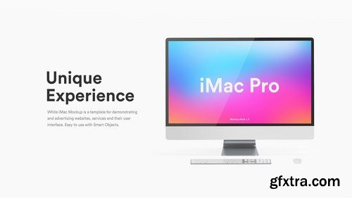 White iMac Pro Mockup