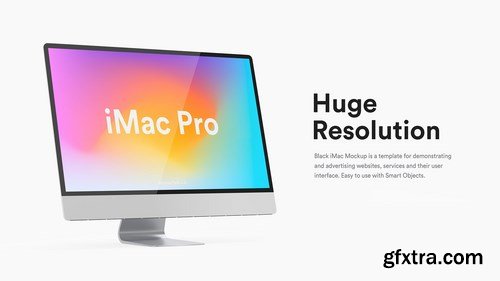 White iMac Pro Mockup