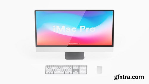 White iMac Pro Mockup