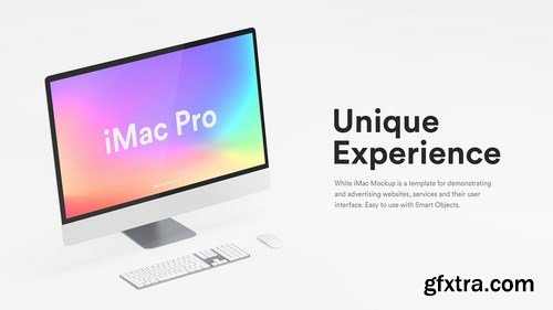 White iMac Pro Mockup