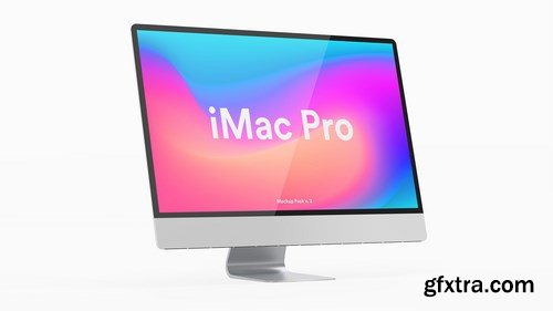 White iMac Pro Mockup