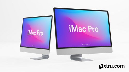 White iMac Pro Mockup