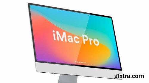 White iMac Pro Mockup