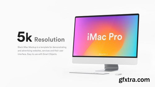 White iMac Pro Mockup