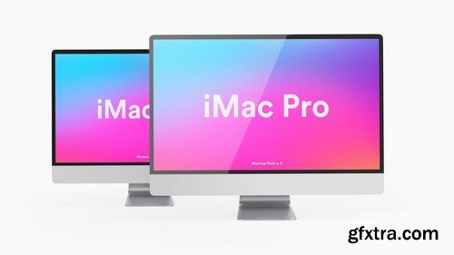 White iMac Pro Mockup