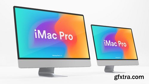 White iMac Pro Mockup