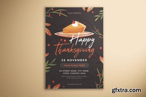 Happy Thanksgiving Flyer