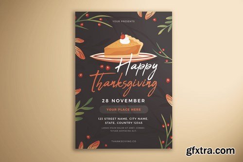 Happy Thanksgiving Flyer