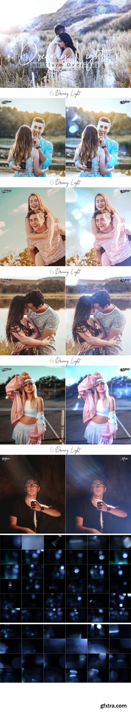 60 Dreamy Lights Effect Photo Overlays 1963064