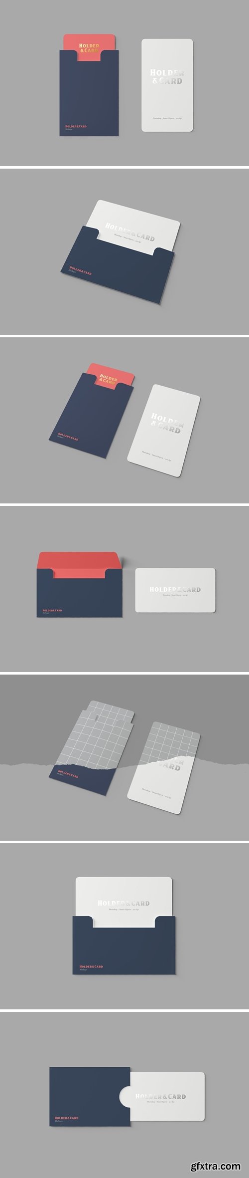 Holder and Card Mockups