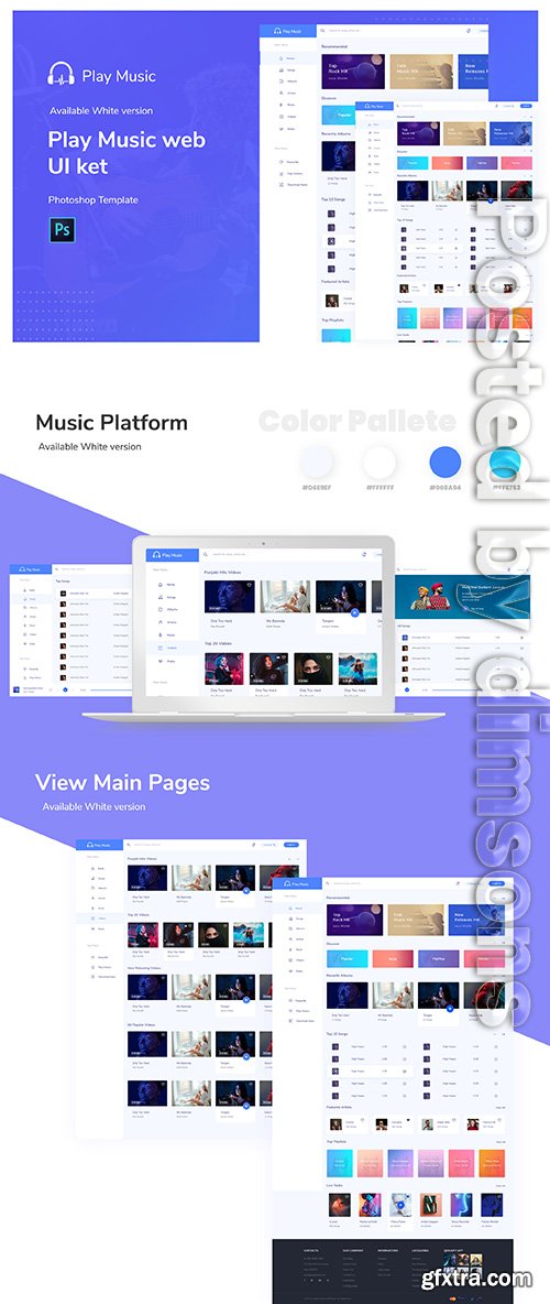 Play Music web Ui ket