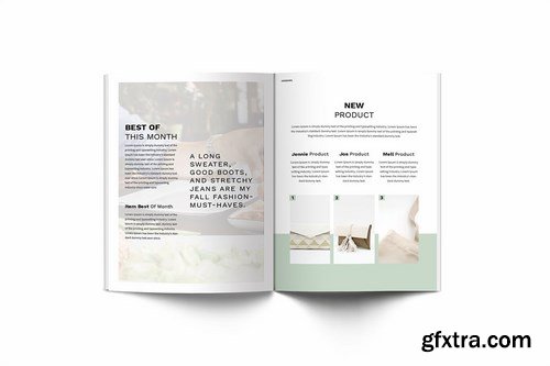 Hemnes Lookbook A4 Brochure Template