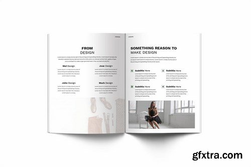 Hemnes Lookbook A4 Brochure Template