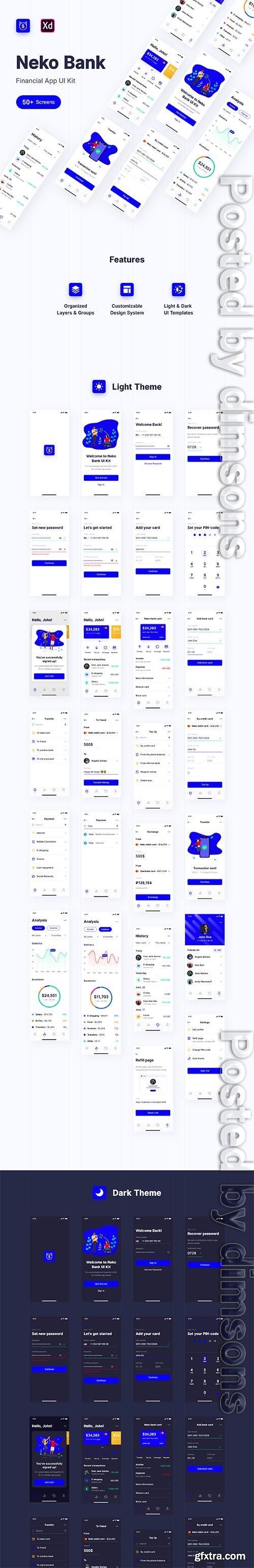 Neko Bank UI Kit