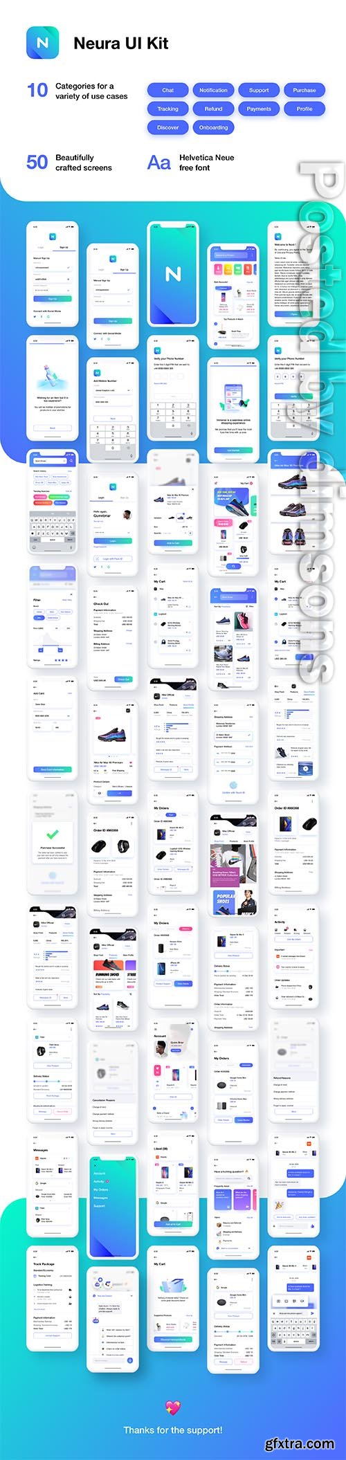 Neura e-commerce UI Kit