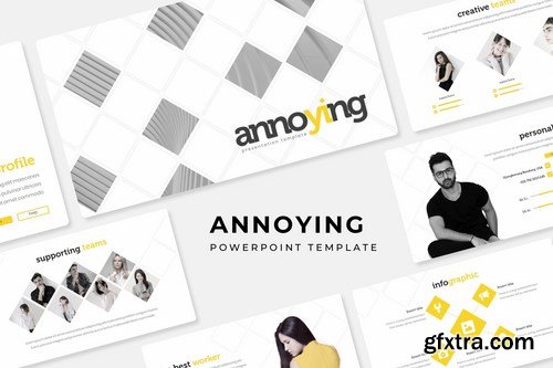 Annoying - Powerpoint Google Slides and Keynote Templates