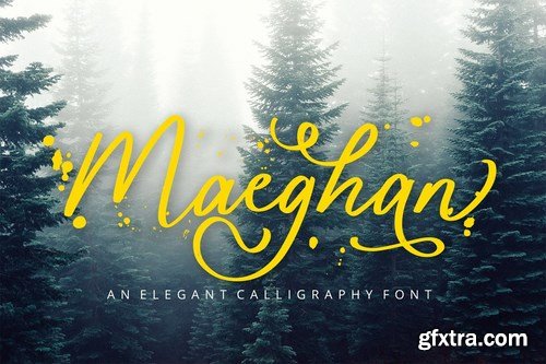 CM - Maeghan Calligraphy Font 4260685