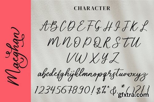 CM - Maeghan Calligraphy Font 4260685