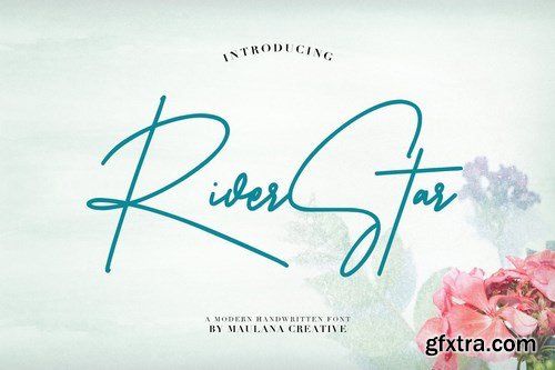 CM - Riverstar Signature Font 4260846