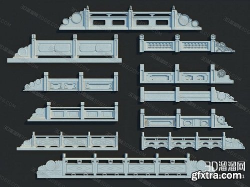 Balcony 3d Models Collection