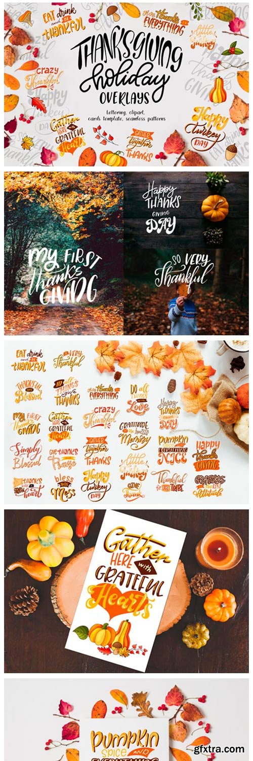 Thanksgiving Holiday Overlay+clipart 1960178