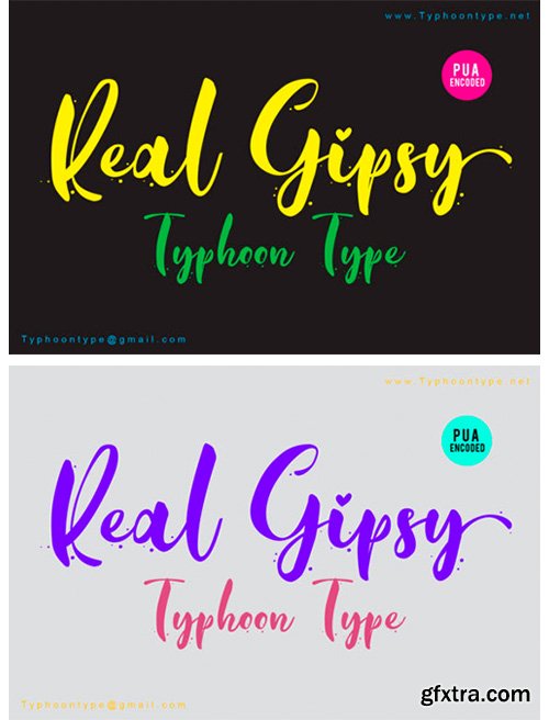 Real Gipsy Font