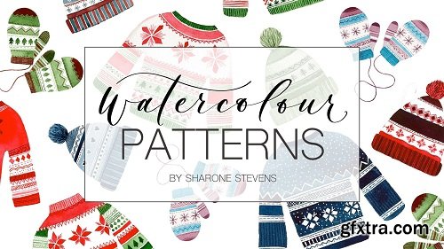 Watercolour Christmas Patterns: Master Your Brush Control