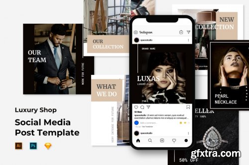 Luxury Shop - Instagram Post/Feed Templates