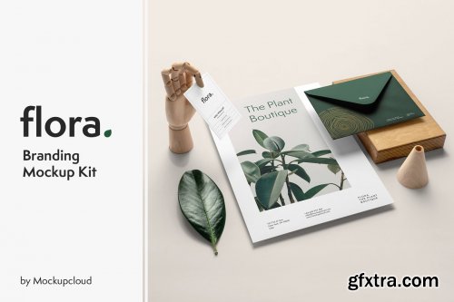 CreativeMarket - Flora Branding Mockup 4117037