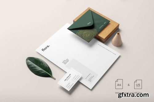 CreativeMarket - Flora Branding Mockup 4117037