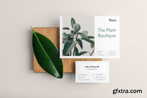 CreativeMarket - Flora Branding Mockup 4117037