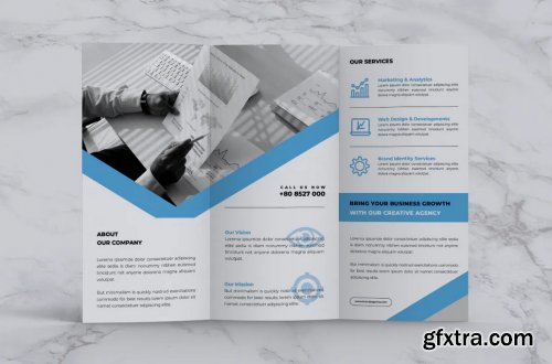 BRANDS Professional Business Trifold Flyer