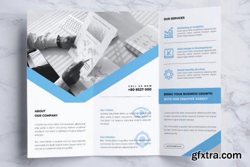 BRANDS Professional Business Trifold Flyer