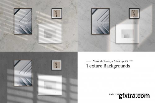 CreativeMarket - Frame Natural Overlays Mockup Kit 3884858