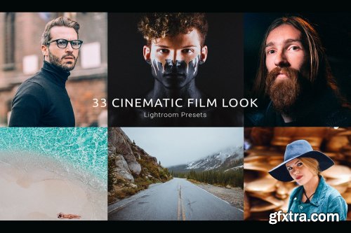 CreativeMarket - 33 Cinematic Film Lightroom Presets 4128362