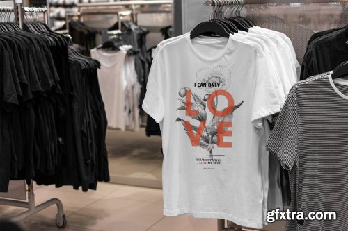 CreativeMarket - T-Shirt Shopping Mock-Up Vol.2 4062124